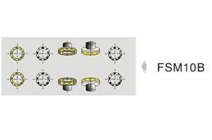 10 husillo de cristal doble bordeadora